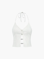 Aiertu Halter Backless Cami Top shopify