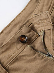 Aiertu -Vintage Basic Low-Waist Denim Shorts aiertu
