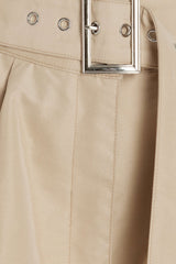 Aiertu - Solid Belted Shorts Aiertu