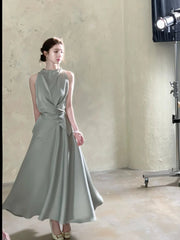Aiertu - French Elegant 2 Piece Set Woman Casual Sleeveless Blouse + Solid Fashion Midi Skirt Office Lady Party Suit Vestidos Female Aiertu