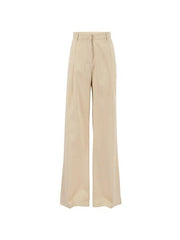 Aiertu -Solid High Rise Tailored Pants aiertu