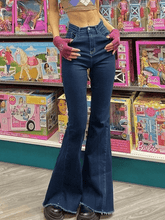 Aiertu Classic High Waist Flare Jeans Aiertu