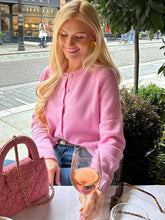 Aiertu - Pink Knit Single Breasted Cardigan Women Casual Round Neck Long Sleeves Sweater Female 2026 Autumn Solid Lady Kintwear Aiertu