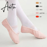 1pair Children Girls Practise Ballerina Shoes Canvas Soft Sole Ballerina Ballet Dance Slippers Ballet Shoes Woman Dance Shoes Aiertu