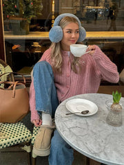 Aiertu - Solid All-match Sweater For Women 2023 Autumn Winter New Long Sleeve O-neck Single-breasted Cardigan Casual Fashion Female Coat Aiertu