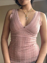 Aiertu - summer inspo Pink Sweet Slim Sleeveless V Neck Cute Y2K Lace Vest Top Women 2000s Kawaii Clothes Aiertu