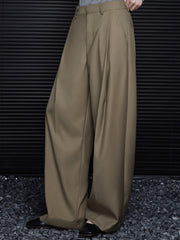 Aiertu Pleated Draped Pants Without Belt shopify
