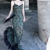 Aiertu Windy Dance Whimsigoth Forest Fairy Dress Aiertu
