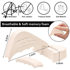 2pairs Adjustment High Heel Toe Plug Insert Shoe Big Shoes Toe Front Filler Cushion Pain Relief Protector Women Shoe Accessories Aiertu