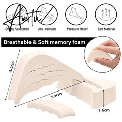 2pairs Adjustment High Heel Toe Plug Insert Shoe Big Shoes Toe Front Filler Cushion Pain Relief Protector Women Shoe Accessories Aiertu