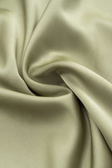 Aiertu - Satin Slip V-Neck Ruched Sleeveless Maxi Dress Aiertu