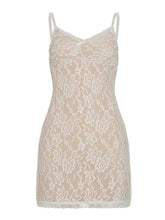 Aiertu -Bow Lace Layered V-Neck Cami Dress aiertu