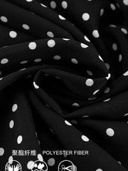 Aiertu - Dots Print Long Dresses Women Sexy V Neck Puff Sleeve Ruffle Maxi Dress Summer Elegant Casual Fashion A-line Vestidos New Aiertu