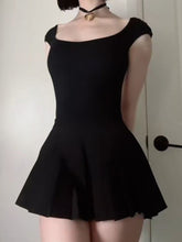 Aiertu - summer inspo Backless Lace-Up Sleeveless Square Collar A Line Mini Dress Women Aiertu