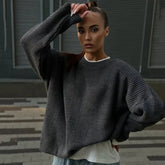 Aiertu - Autumn and Winter Sweater Women Loose Oversized Sweater Aiertu