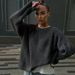 Aiertu - Autumn and Winter Sweater Women Loose Oversized Sweater Aiertu