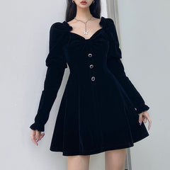 Aiertu - Princess Sleeve High Waist Dress Aiertu