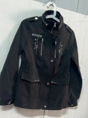 Aiertu - Vintage Y2k Aesthetic Star Zipper Slim Coats Streetwear Fashion Harajuku Coat Korean Ins Grunge Pleated Jackets Gothic Femme Aiertu