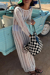 Aiertu -Sexy Lace Up Backless Swimwears Cover Up aiertu