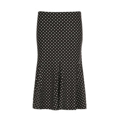 Aiertu - party look snspos Y2K Women Dot Print Classy Skirt High Street Ruffles Hem Wrap Mid Skirt Lady Elegant Spring Casual Vacation Outfits Aiertu