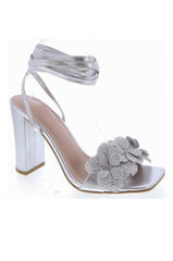 Aiertu Embellished Rhinestones Single Sole Heels Aiertu
