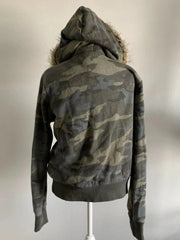 Aiertu - Harajuku Casual Fur Patchwork Hooded Hoodies Women Y2k Aesthetic Camouflage Streetwear Hoody Grunge Zippers Slim Fit Sweatshirts Aiertu
