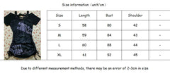 Aiertu - American Strappy Letter Print T-shirt Women Retro Streetwear Hot Girl Slim Fit Millennial Fashion Street Trend Casual Y2K Top Aiertu