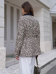 Aiertu - 2026 Fall / Autumn New Women Fashion Basic Leopard Jacket Short Coat Aiertu