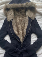 Aiertu - New American Retro Fur Collar Hooded Sweatshirt Street Trend Plus Velvet Winter Letter Zipper Sweatshirt Sweatshirt hoodies Aiertu
