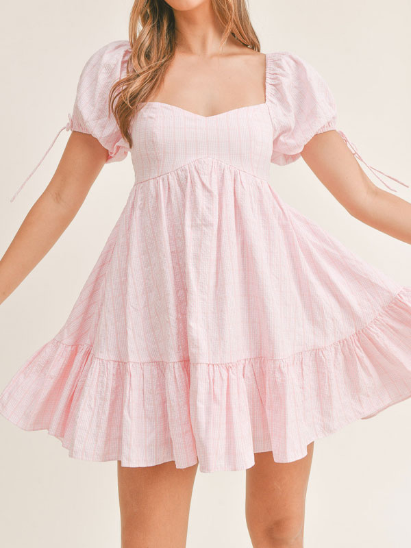 Aiertu Printing mini dress shopify