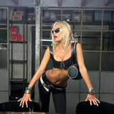 Aiertu - Fashion PU Leather Lace Up Sleeveless Crop Tops Rave Festival Punk Sexy Cropped Camis Top Tanks Streetwear Clothes Aiertu