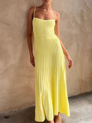 Aiertu - Rib Midi Sundress Aiertu