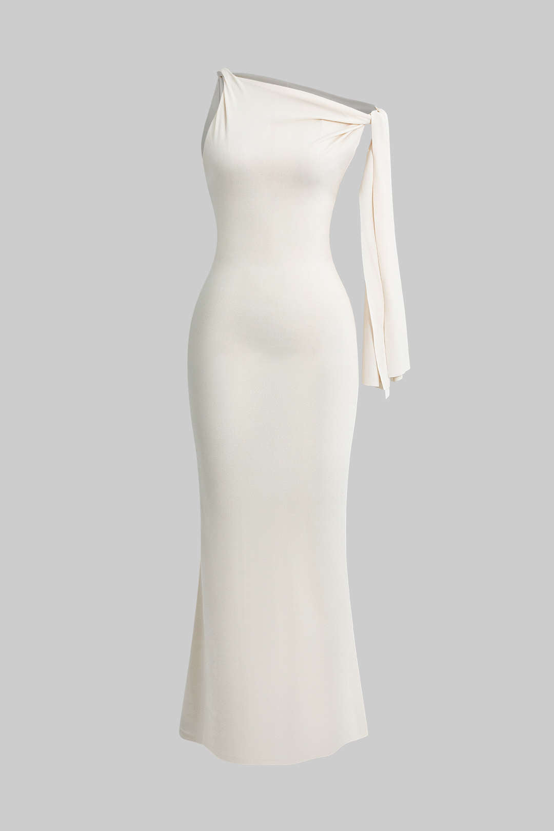 Aiertu Asymmetrical Twist Knot Mermaid Maxi Dress Aiertu