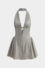 Aiertu V-Neck Sleeveless Mini Dress Aiertu