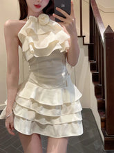 Aiertu - Korean Style Retro 2 Piece Sets Women Casual Y2k Crop Top Vest + Mini Cake Skirts Sexy Vintage Fashion Suits Even Party Clothing Aiertu