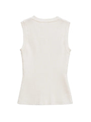 Aiertu - Hit Color Spliced 3D Starfish Vest for Women O Neck Sleeveless Slimming American Hot Girl Tank Top Female New Style Aiertu