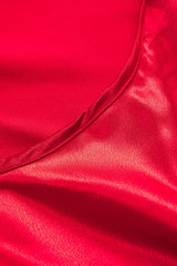 Aiertu Satin Backless Slip Midi Dress aiertu