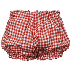 Aiertu Red Gingham Picnic Shorts Aiertu