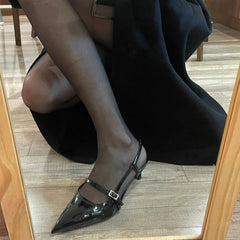 Aiertu - Summer Pointed Toe High Heels Women Sandals Design Style Thin Heels Banquet Party Sandalias Shoes Aiertu