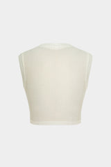 Aiertu Twist Knot V-Neck Tank Top Aiertu