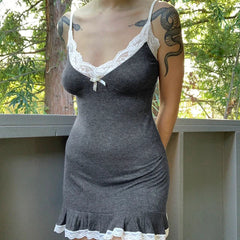 Aiertu -Kyrah Lace V-Neck Dress aiertu