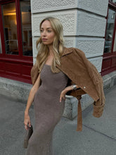 Aiertu - Fall Outfits 2026 Elegant Brown Short Suede Jacket With Belt Women Lapel Long Sleeve Cropped Coat Fashion Female Autumn Office Street Outerwears Aiertu