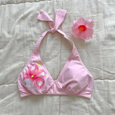 Aiertu - New Fashion Harajuku Printed Swimwear Bikini Set Sponge Padded Chest Three point Adjustable Bathing Suit Women Sexy and Cute Aiertu