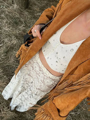 Aiertu - Fashion Lace Long Skirts For Women High Waist See Through Sexy Skirt Versatile Solid Color Loose Casual Autumn Winter New Aiertu
