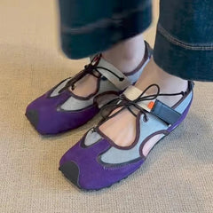 Aiertu - Women Sport Sneakers Square Toe Flats Sandals Summer Loafers Shoes Designer Running Walking Shoes Comfort Mujer Sandalias Aiertu