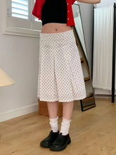 Aiertu - Summer Fashion Polka Dot Skirt Elegant Low Rise Loose A-line for Women y2k Vintage Clothing Fairycore Ladies Skirts Aiertu