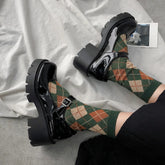 Aiertu Lolita Shoes Women Japanese Mary Jane Shoes Women Vintage Girls Students JK Uniform High Heel Platform Shoes Cosplay Plus Size Aiertu