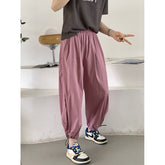 Aiertu Trousers Drawstring Casual Pants Summer Korean Style Loose Casual Pants Trousers aiertu