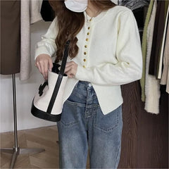 Aiertu going out outfits Knitwear Women's Autumn and Winter New Sweater Bottoming Shirt Women's Waist Chic Knitted Top aiertu