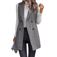 Aiertu fall outfit women Elegant Women's Vest Summer Fashion Suit Sleeveless Jacket aiertu